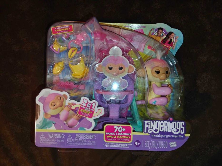 Інтерактивний ігровий набір Fingerlings Monkey з аксесуарами