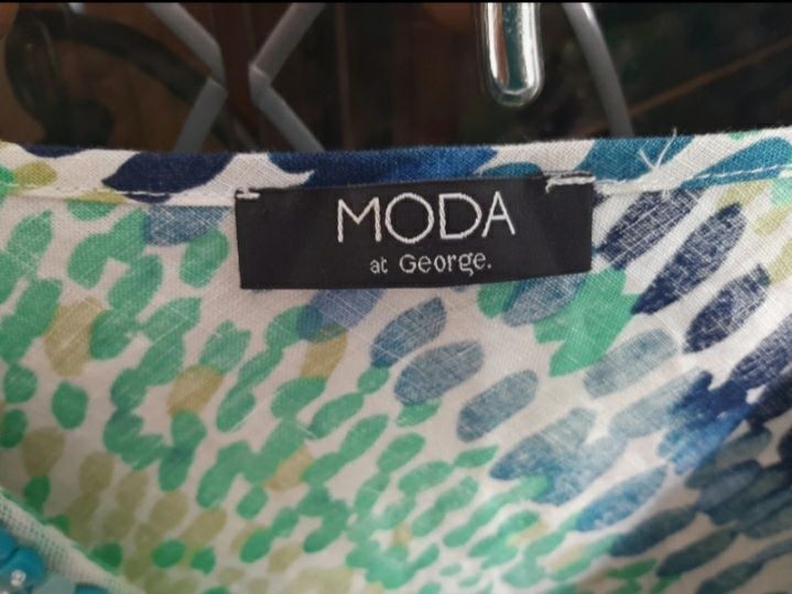 Bluzka damska elegancka Lniana George
