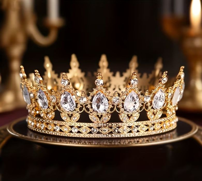 Металева корона на торт