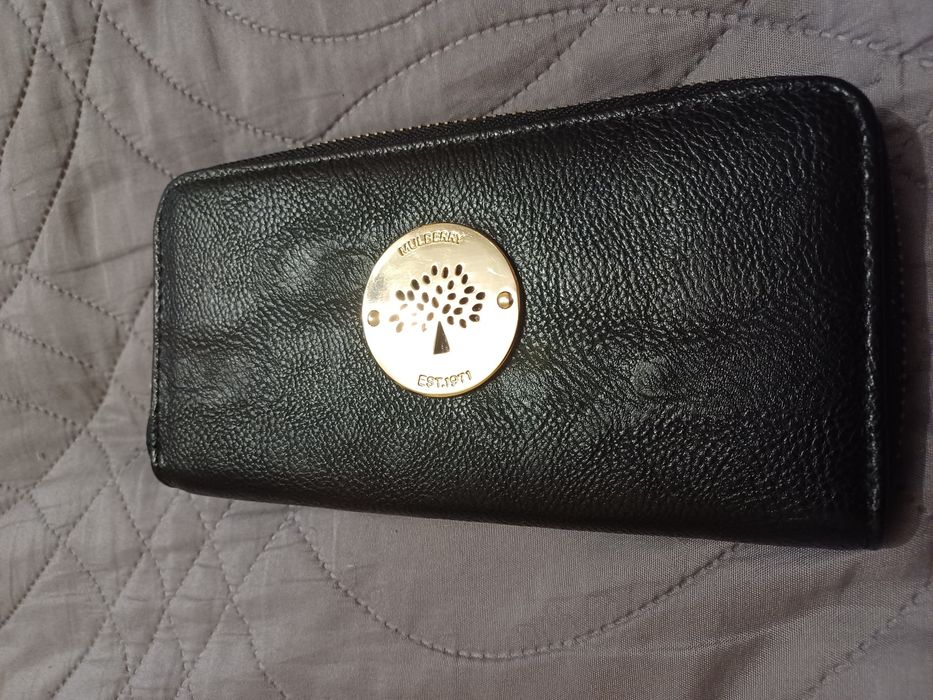 Portfel czarny Mulberry