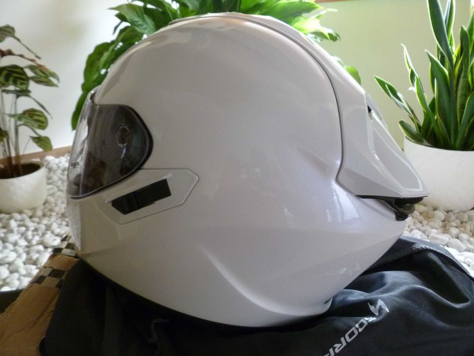 Capacete Integral Scorpion Exo-1400 Evo II Air Branco Pérola