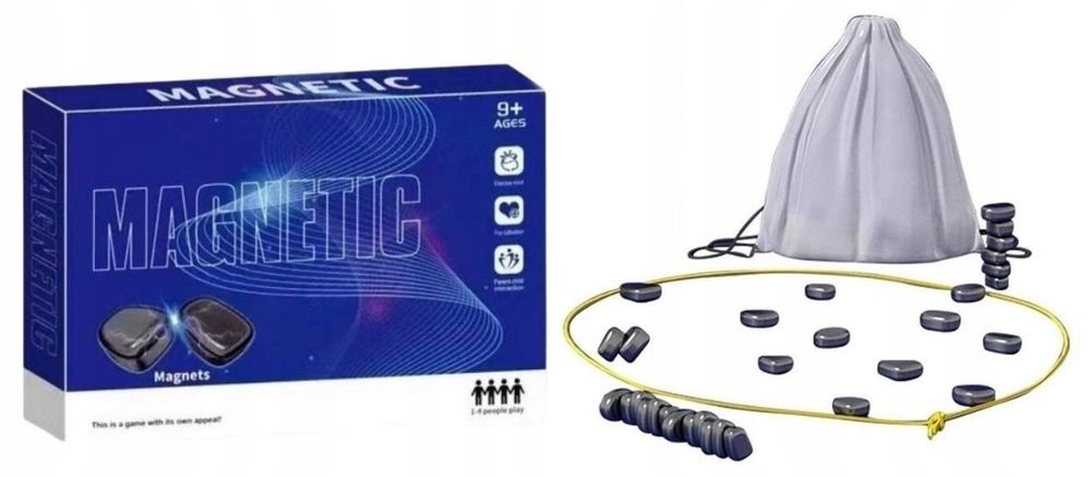 MAGNETYCZNA GRA Kamienie Magnetyczne gra Edukacyjne Zestaw 20 szt.