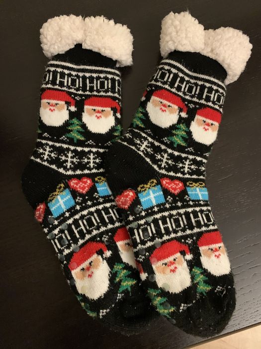 Носки теплые, новогодние размер 37-3&