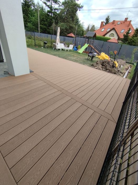 Taras, Zadaszenie,Pergola, Taras z deski kompozytowej,Altana