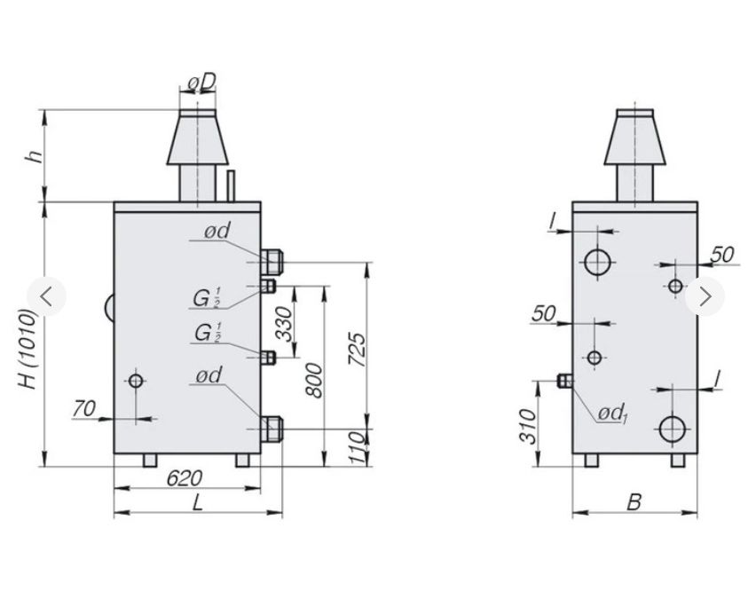 Газовий котел  двохконтурний