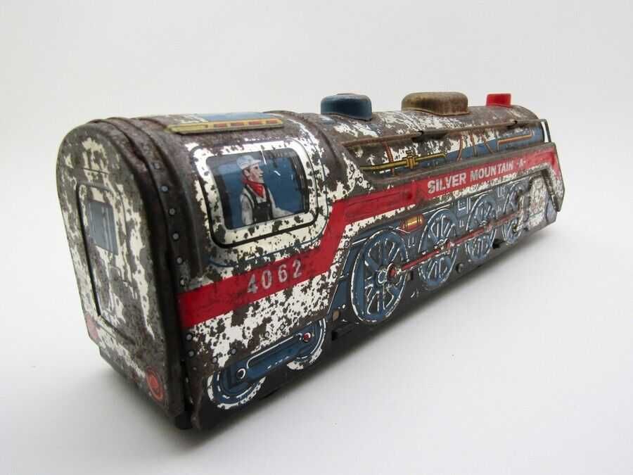 Comboio de Chapa Antigo Vintage Silver Mountain 4062 Made Japão 60's