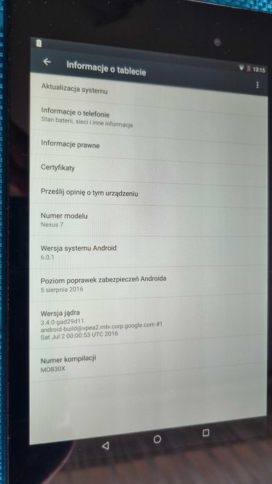 Tablet ASUS Nexus 7