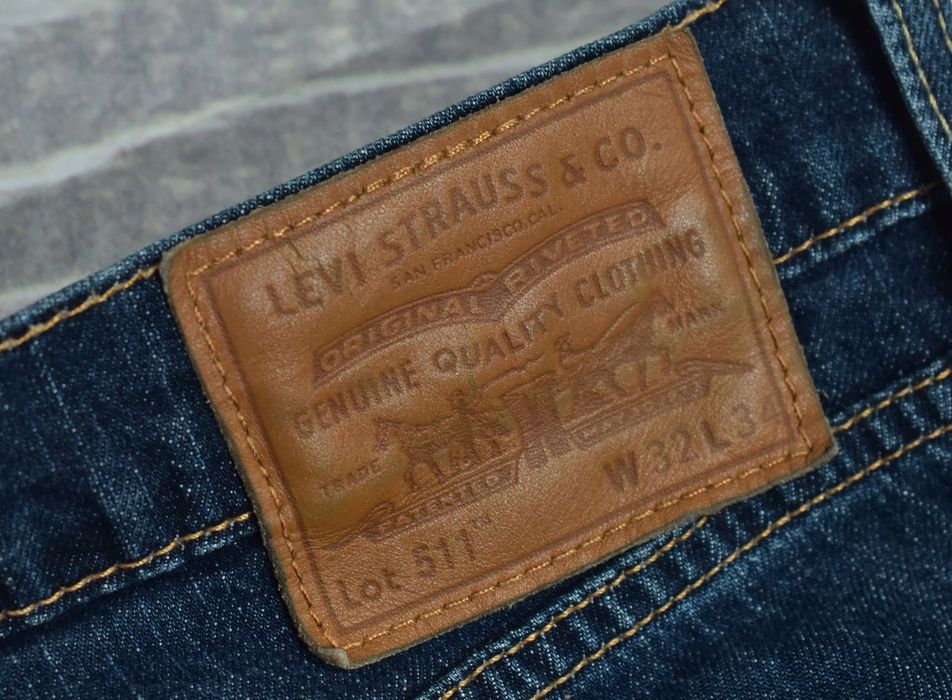 Levis Lot 511 Męskie Spodnie Jeansowe Jeansy W32 L34