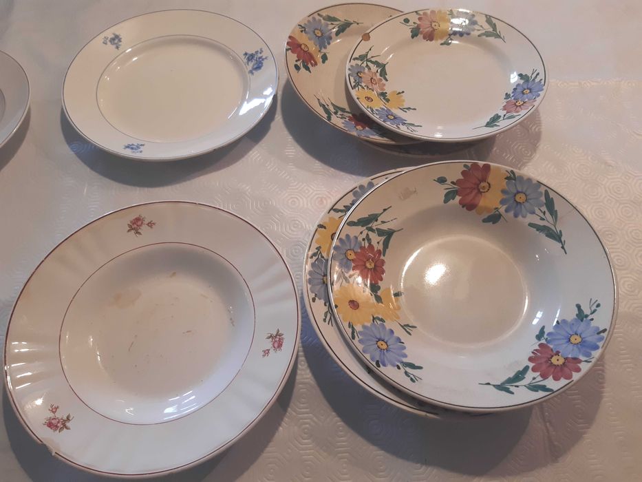 Serviço Jantar de Sacavém  com Flores- Rosinhas Vermelhas64552698483073121