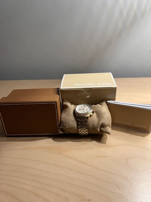 Relogio metal dorado da Michael Kors