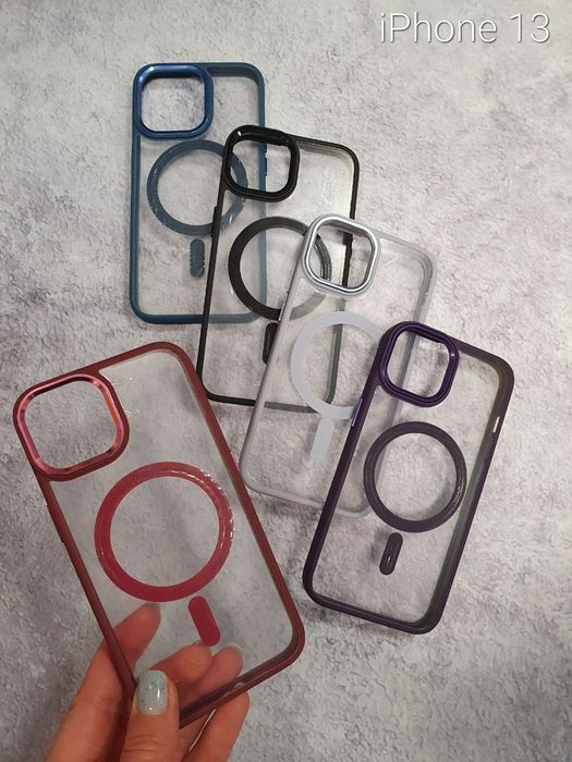 Чохол Силікон Накладка Бампер Айфон Iphone 11 12 13 pro Max MagSafe