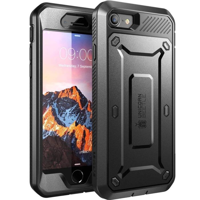 Etui Supcase Unicorn Beetle Pro iPhone SE 2022/2020,7/8 czarne Warszaw