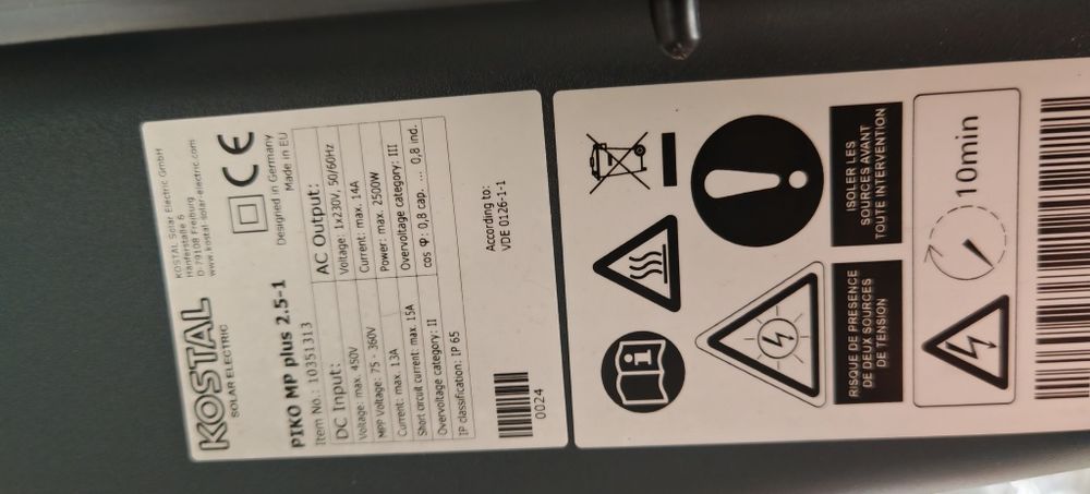 Inversor solar kostal 2500w