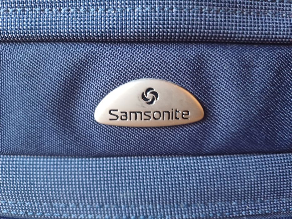 Mala para computador portátil, azul escuro, da marca Samsonite