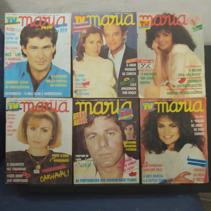 42 revistas MARIA, anos 80 (l)