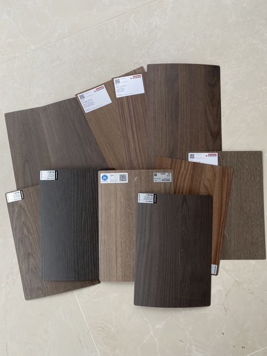 Próbki egger woodeco dab casella brązowy orzech lincoln dąb dunin