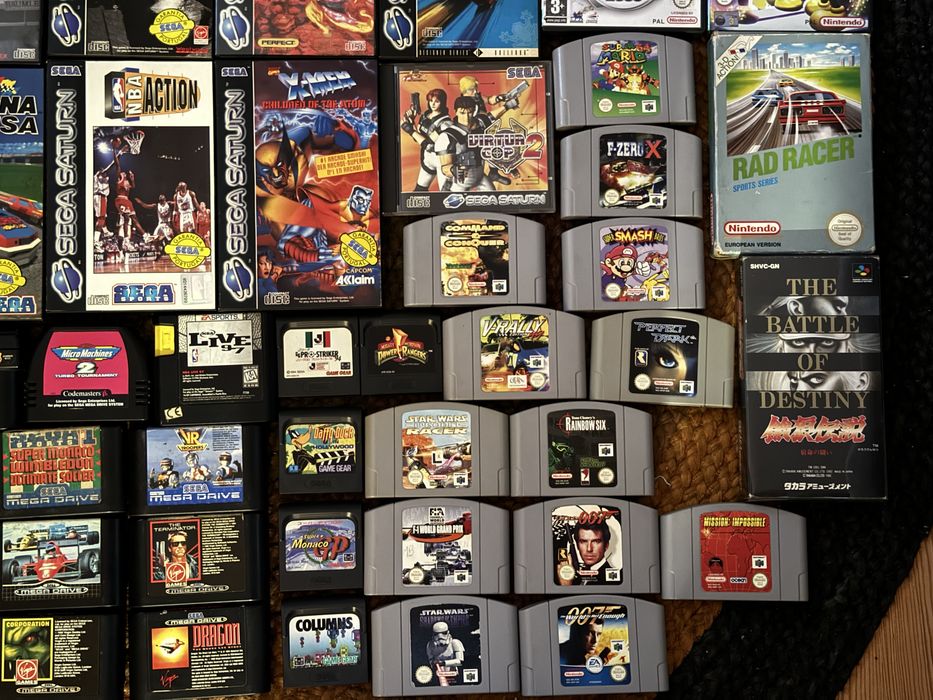 Jogos SEGA, MegaDrive, MasterSystem, Game Gear, Sega Saturn, Nintendo