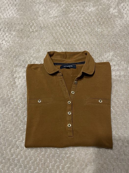 Сорочка приємного гірчичного кольору