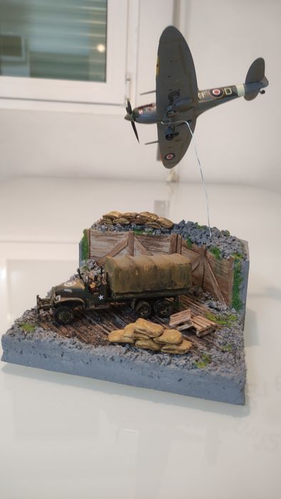 Diorama da Segunda Guerra Mundial