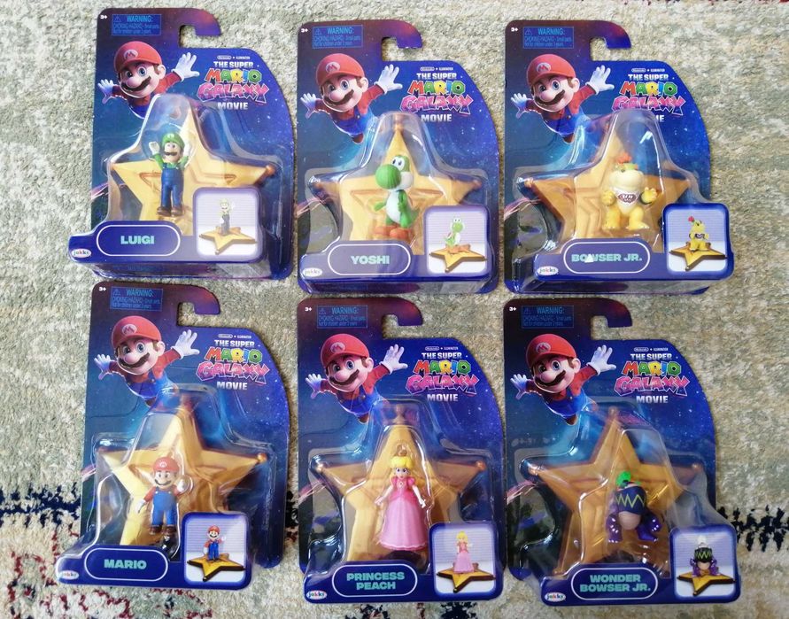 Bonecos Super Mário galaxy movie