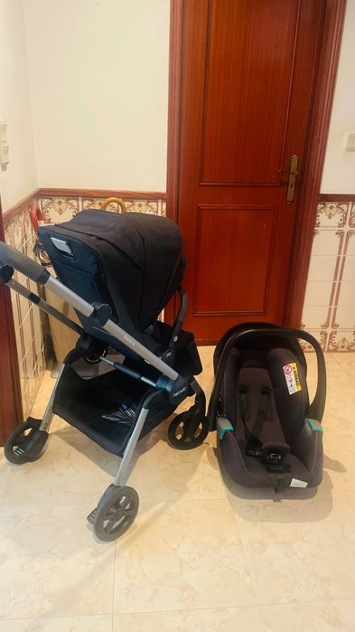 Carrinho bebé + Ovo Recaro Sadena