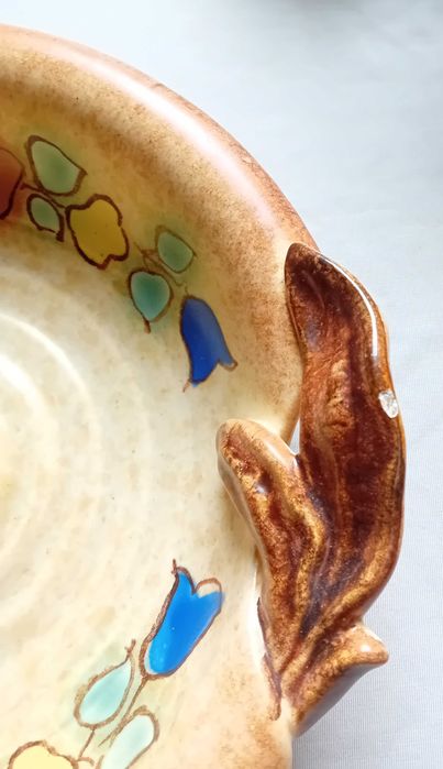 Ceramiczna misa - patera, Carstens - Uffrecht, I połowa XX w.