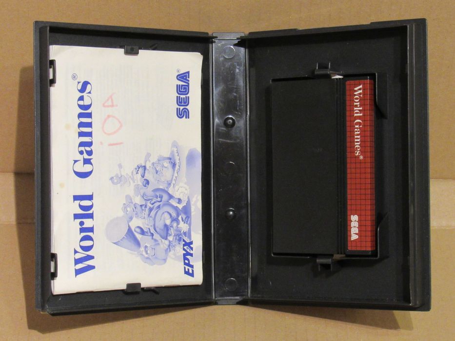 Jogo Sega Master System World Games completo