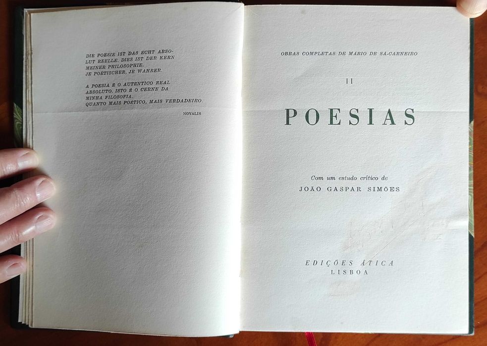 Poesias. Mário de Sá-Carneiro