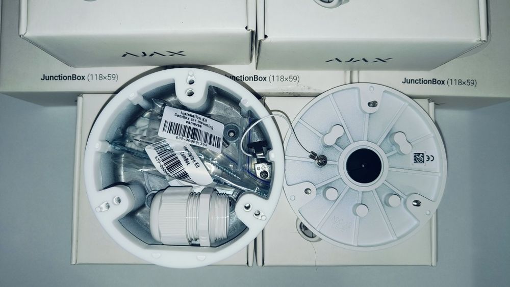 Монтажна коробка Ajax Cam JunctionBox (118×59) для кріплення камери