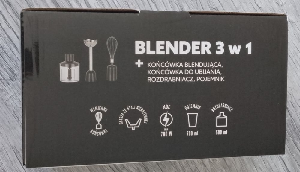 Nowy Blender MPM 3w1