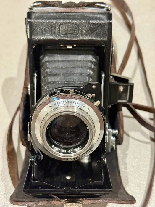 Aparat Zeiss Ikon Ercona Tessar światłomierz Weimar Lux Kolekcjonerski