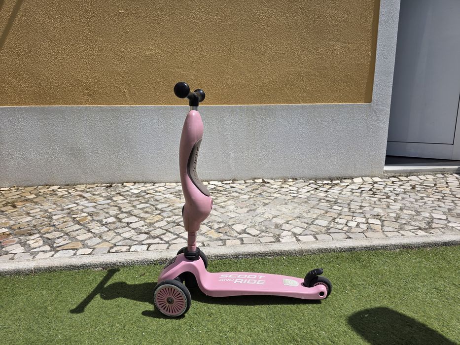 Trotinete Evolutiva 2 em 1 Scoot & Ride Highwaykick 1 (Rosa)