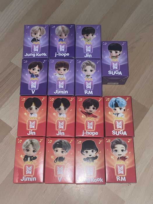 Фігурки BTS McDonalds TinyTAN