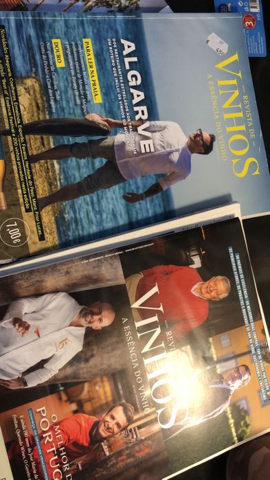 OPORTUNIDADE Revistas de vinhos 0.50 recentes para despachar