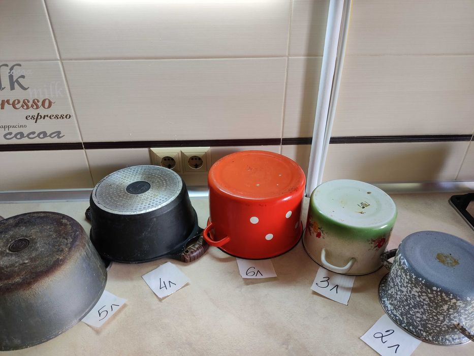 Кастрюли эмалированная посуда