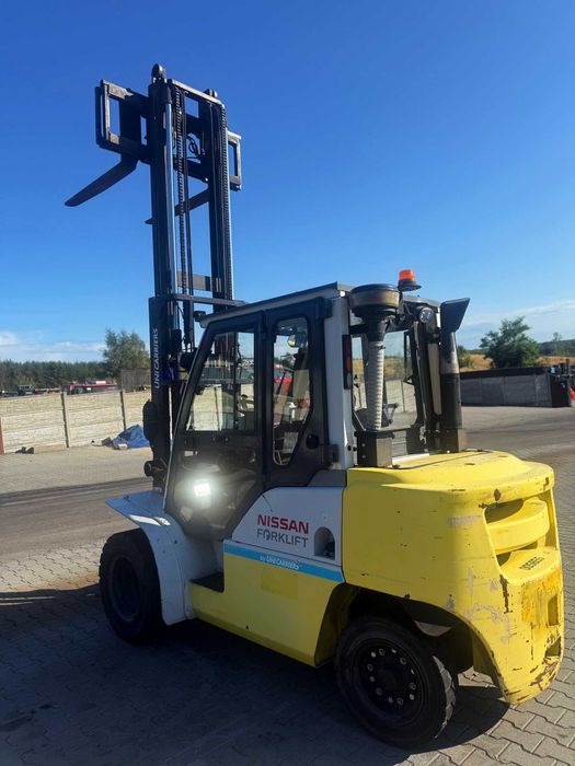 wózek widłowy diesel NISSAN FD40 bliźniacze koła 4000kg 3.70m 2014 rok