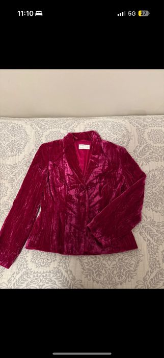 Przepiękna welurowa marynarka Precis Petite rozmiar 10