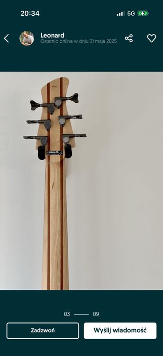 Gitara Basowa Yamaha TRB1006J Bas 6 strunowy + pokrowiec