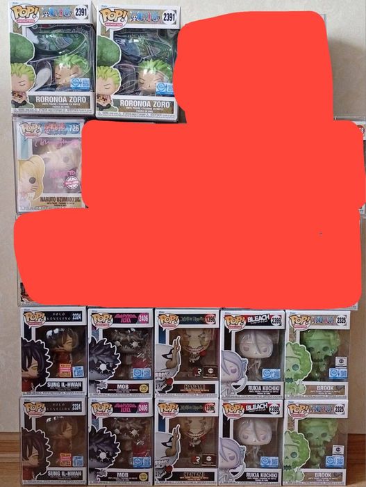 Funko pop leveling naruto kaiju black jujutsu bleach hunter demon