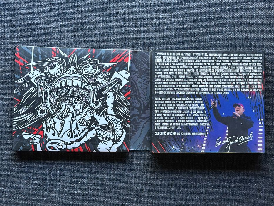 2xCD 2xDVD Acid Drinkers - Live 2014 & 2019