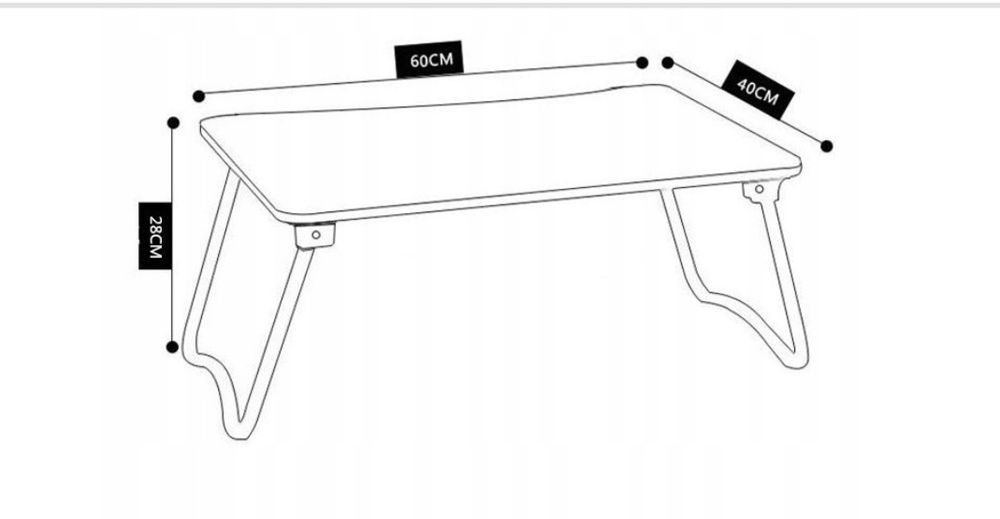 Столик для работы на ноутбуке,и завтраков в кровати,  складной,с нишей