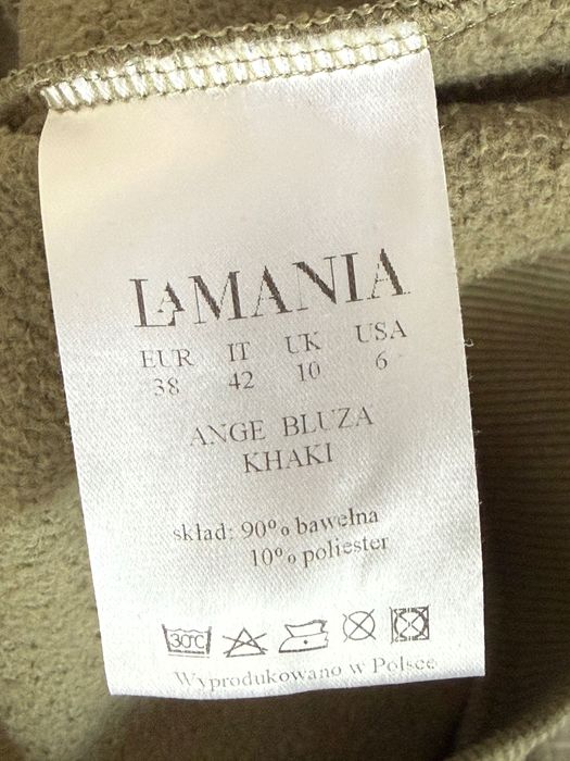 La Mania bluza z kapturem khaki