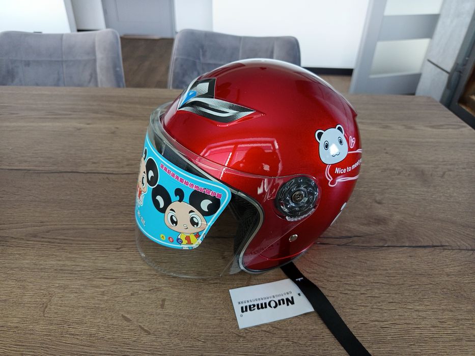 Ocieplany kask Nuoman rozmiar 55cm-60cm