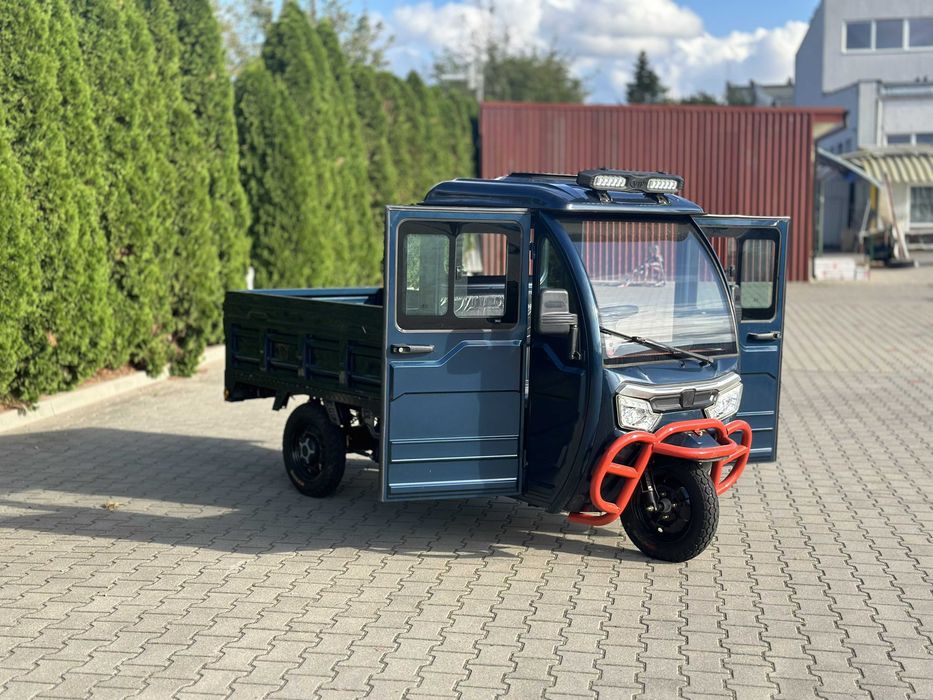 Użytkowy Elektryczny trójkołowiec wozidło z kabiną! BEZ PRAWA JAZDY!