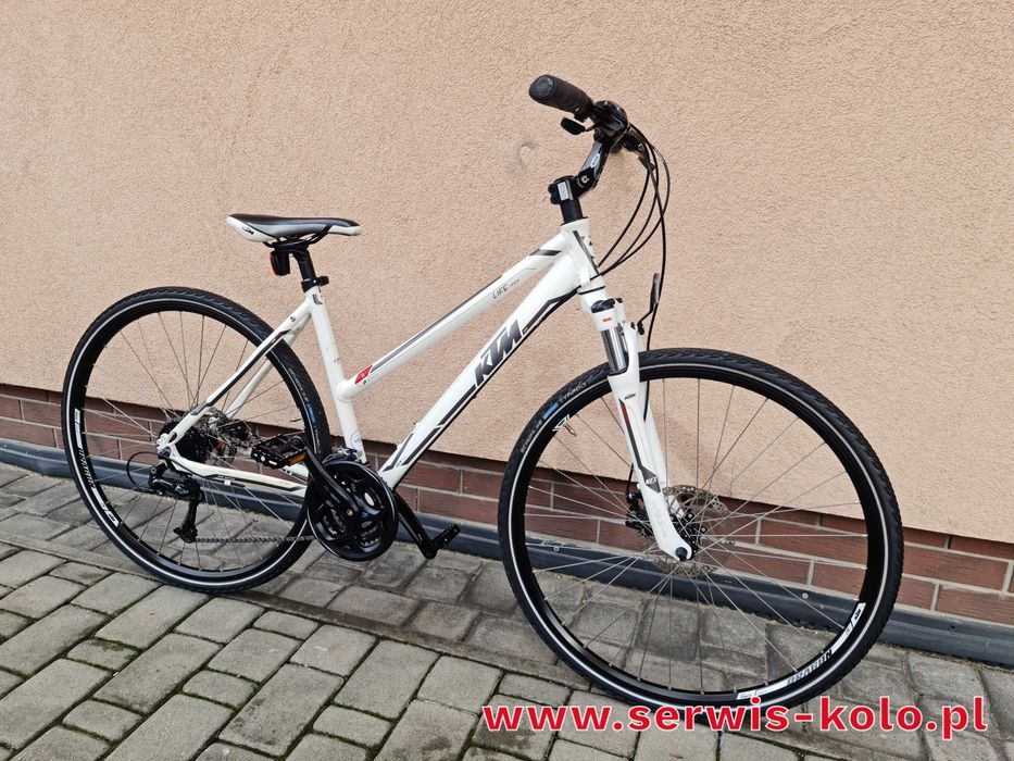 Rower damka damski crossowy KTM koła 28 SHIMANL DEORE aluminium okazja