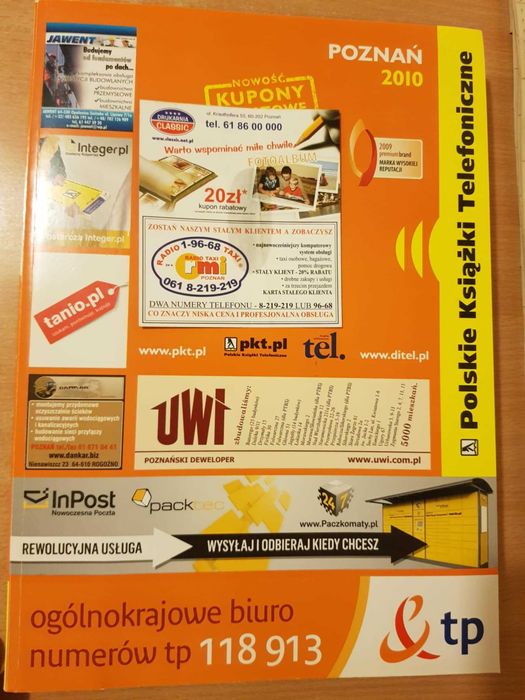 Książka Telefoniczna branżowa Poznań 2010