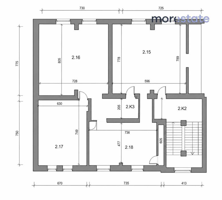 Lokal biurowy, szkolny w centrum Krakowa, 207 m2 do 2000 m2