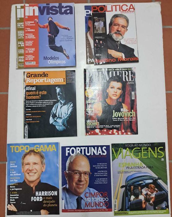Revistas Visão, Super Interessante, Exame, outras