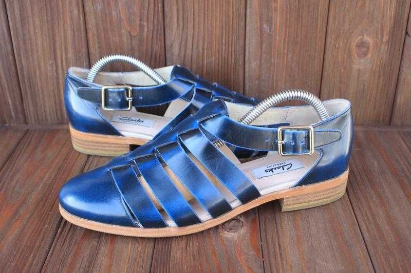 Літні туфлі сандалії Clarks шкіра Англія 37,5р туфли босоножки