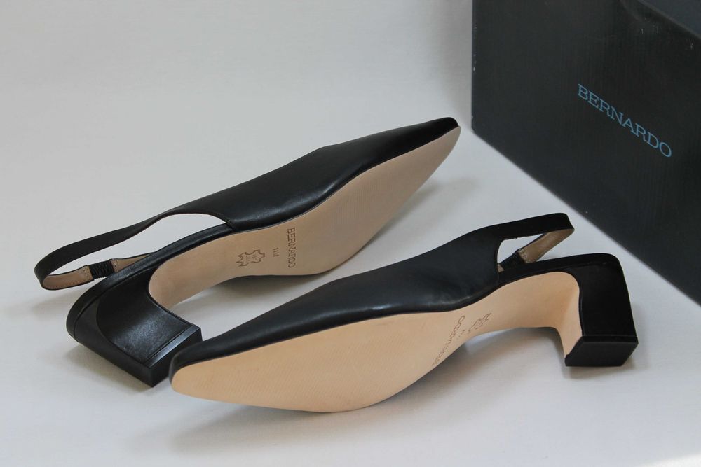 Оригінал дизайнерське шкіряні Bernardo Women's Ariella Black розмір-41